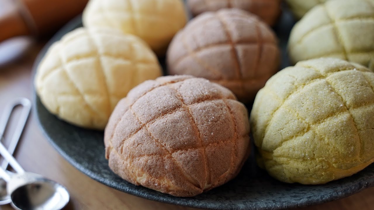 MELON-PAN - Receita de pão doce japonês com crosta crocante e miolo macio