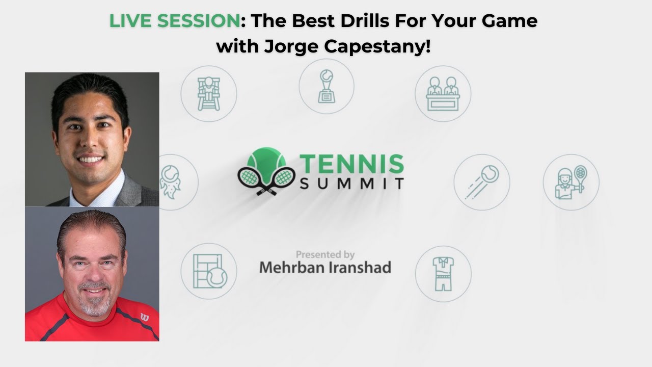 [Tennis Summit 2022] The Best Drills for Your Singles Game with Jorge Capestany