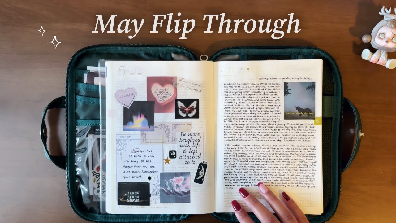 May in My Hobonichi Cousin ☆ Journal Flip Through