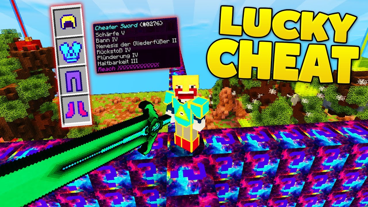 OFFIZIELLES CHEATER SCHWERT, SO KRASS!! | GALAXY LUCKY BLOCKS WALL