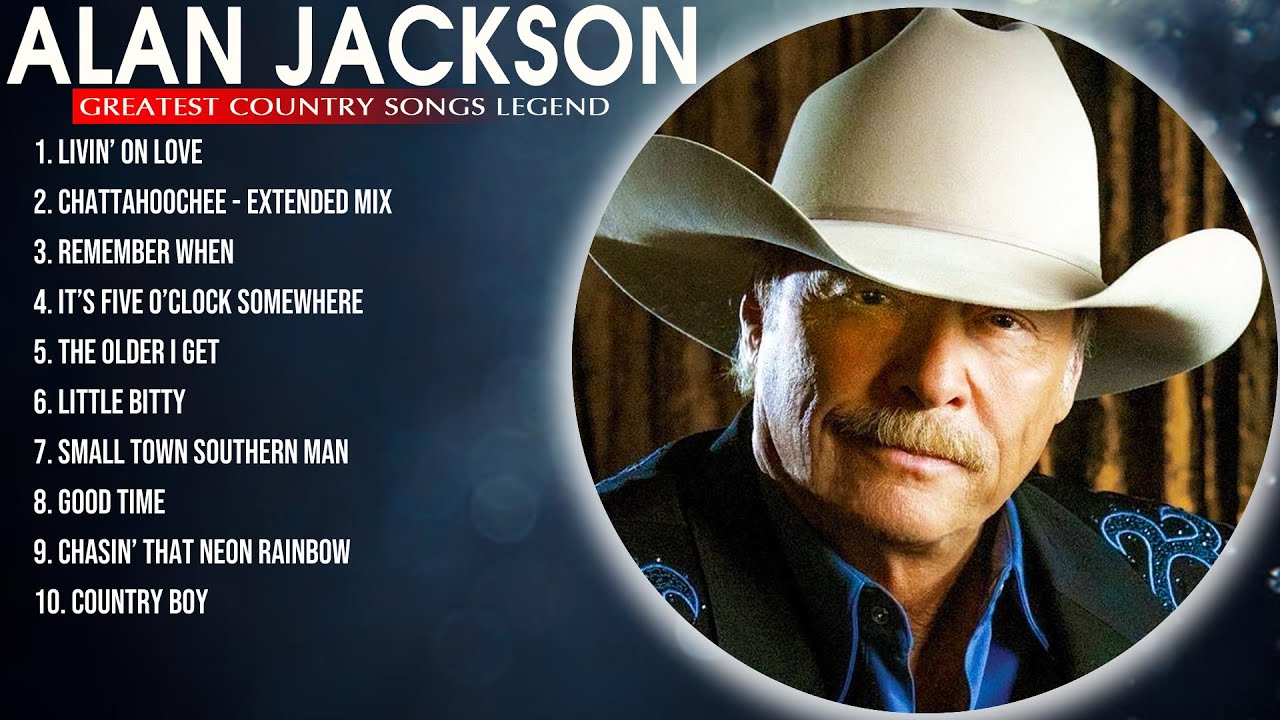 Alan Jackson 🎸 Best Classic Country Music 🎸 Alan Jackson Full Album