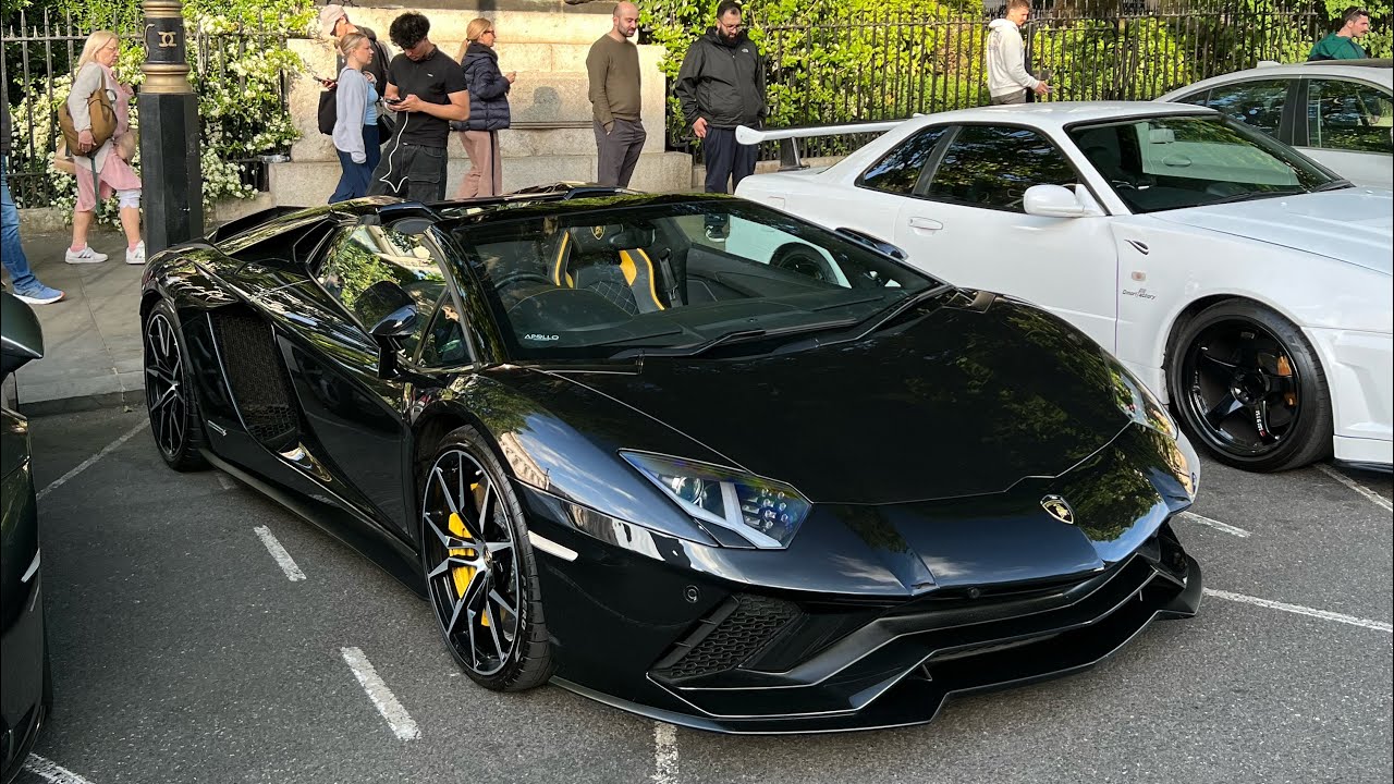 GINTANI Lamborghini Aventador S Insane V12 Sounds in London!!!