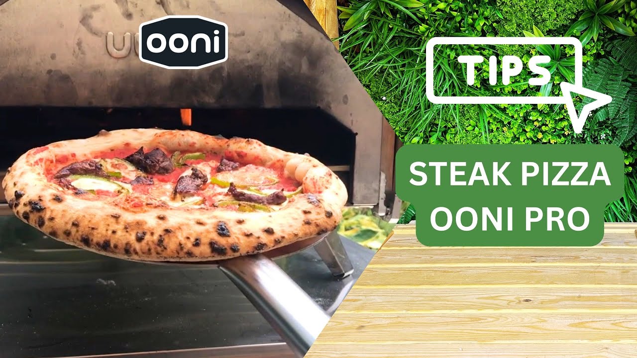 Ooni Pro Cooks a Super Steak Pizza and Manages Sticky Pizza Dough!