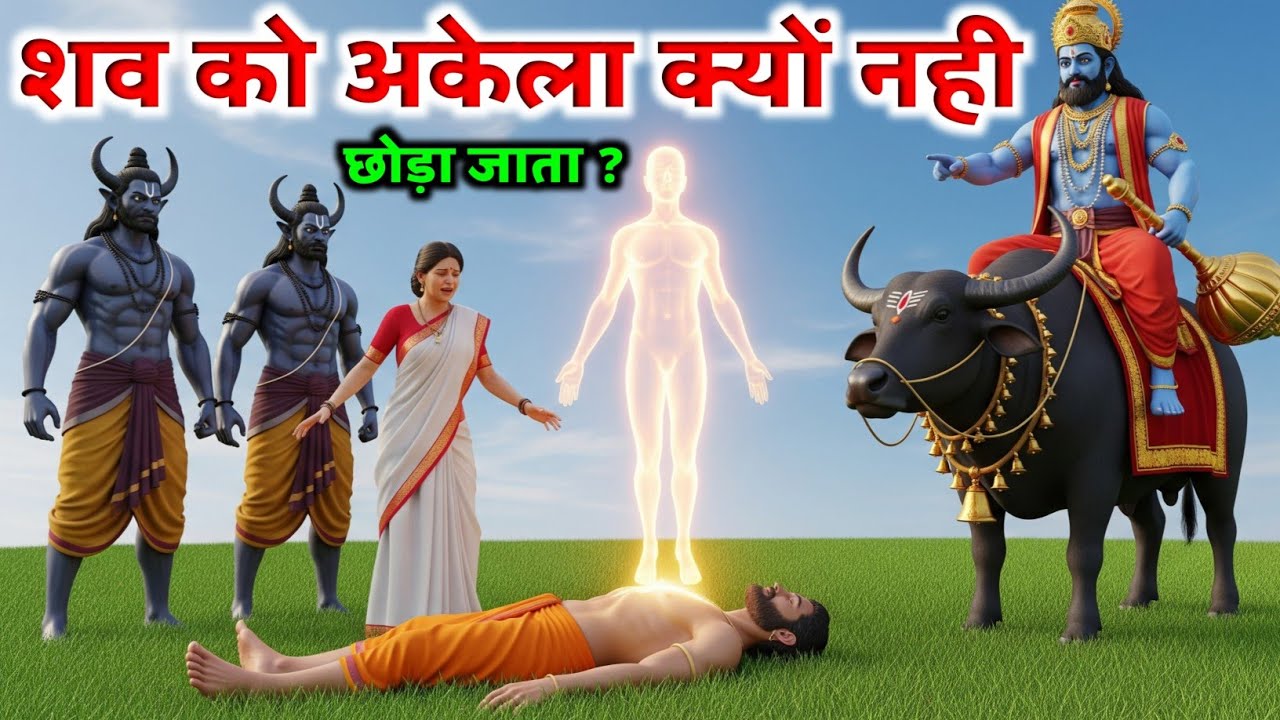 यमराज कहते हैं - मृत्यु के बाद शव को अकेला क्यों नहीं छोड़ा जाता ? #garudpuran