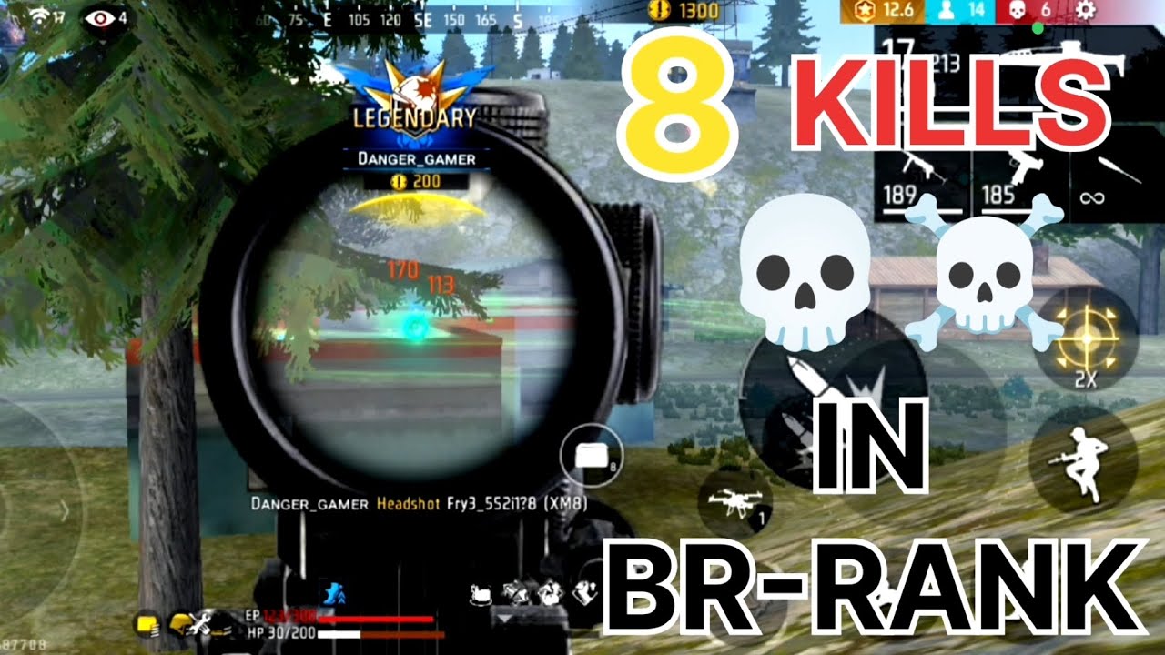 OP HEADSHOT IN BR-RANK (FREE-FIRE)...