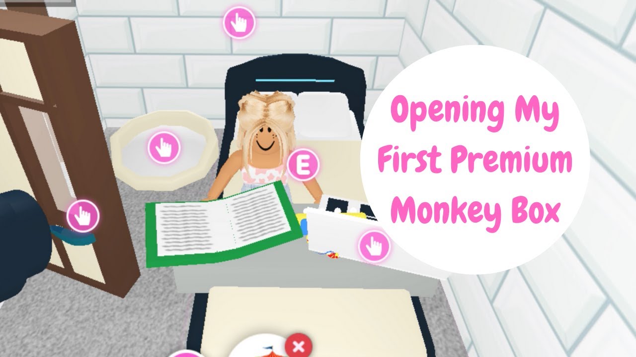 Opening My First Premium Monkey Box in Adopt Me