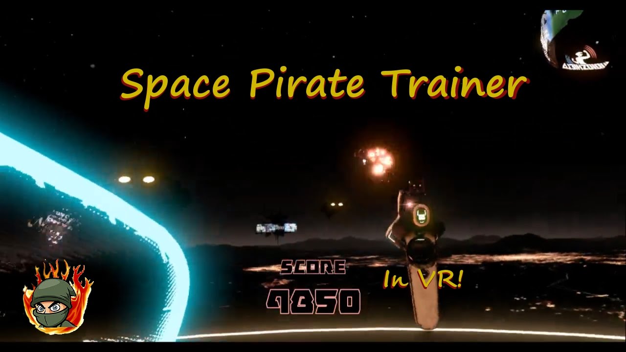 Flaming Ninja Gaming plays Space Pirate Trainer in VR!