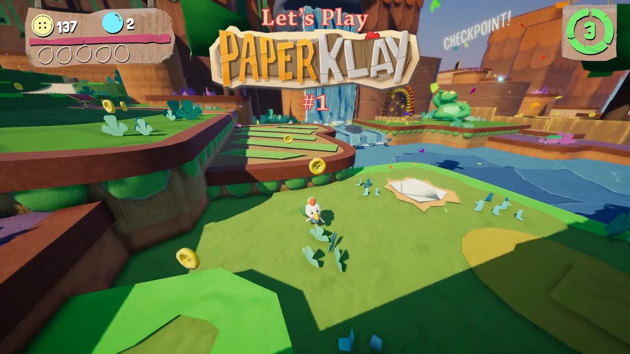 Let's Play PaperKlay #1: A Big Adventure for 2 Small Chickens!