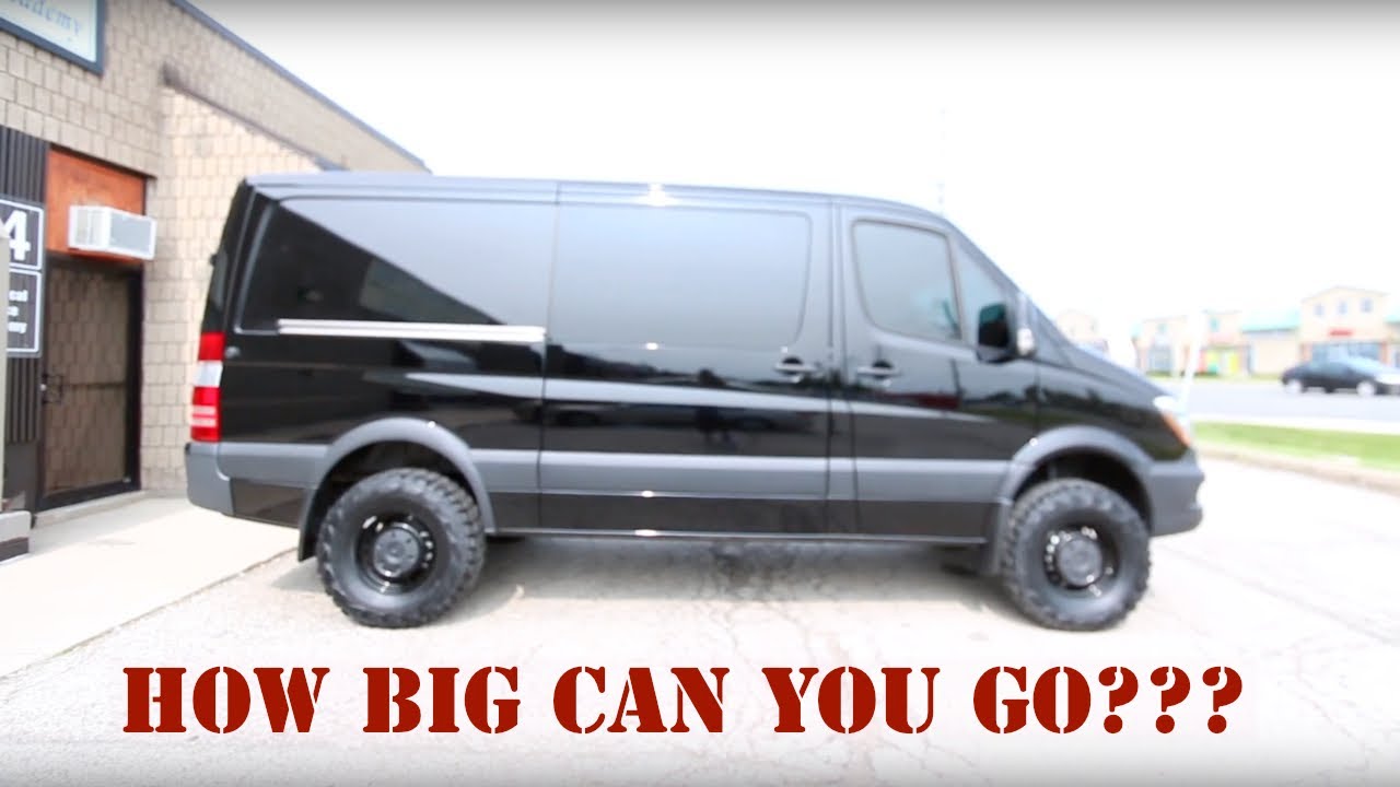 4X4 MERCEDES SPRINTER GETS BIGGER TIRES