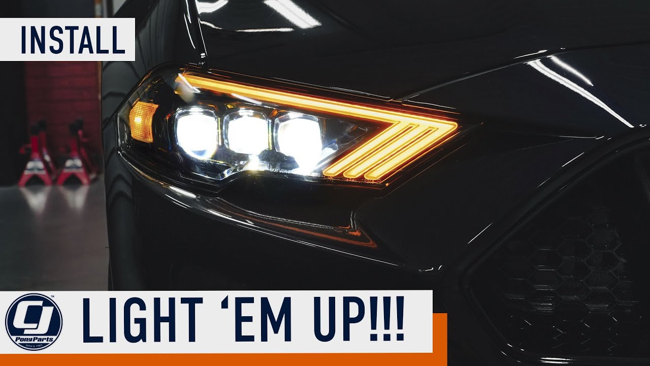 Light Up Your 2018-2023 S550 Mustang with S650 Style! | Alpharex Headlight Install🔆 #s650mustang
