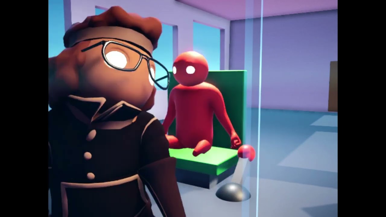 Playing The Airport Map in Gang Beasts 