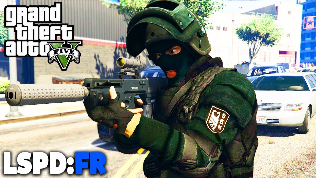 GTA 5 LSPD:FR - SEK / SWAT Eskorte für VIP - Deutsch - Polizei Mod #53 Grand Theft Auto V