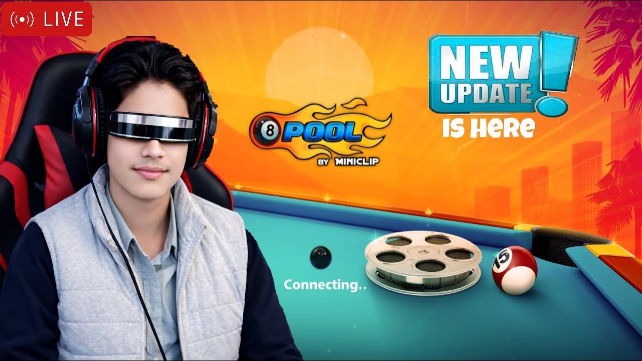 Let's Explore the NEW Update, 8ball pool, Giveaways on Kick