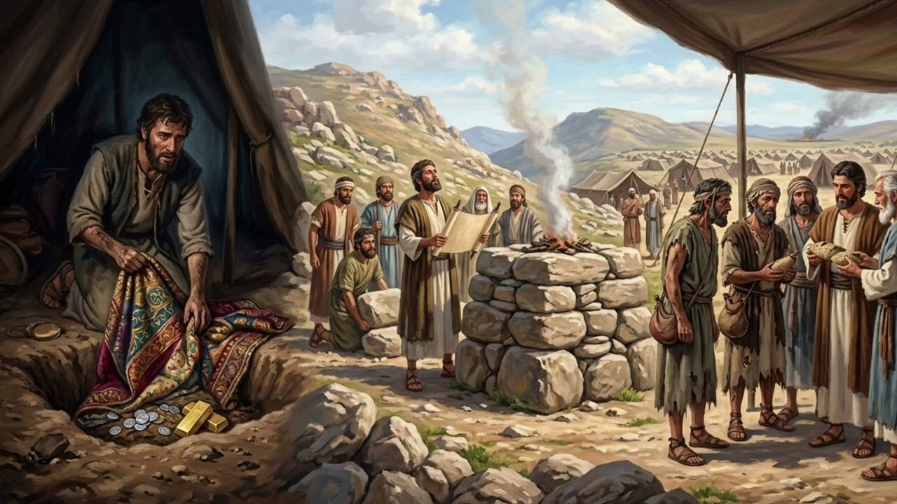 14/03 - O Manto, o Altar e o Pão (Josué 7-9)