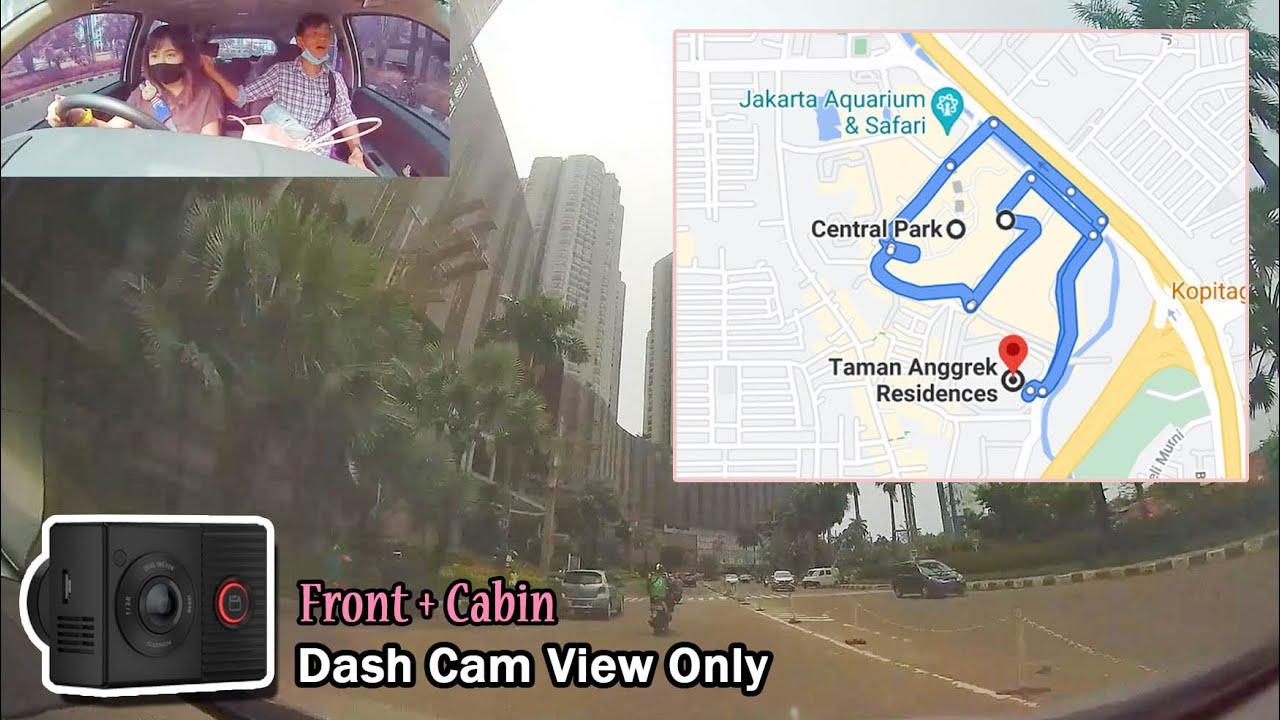 Taman Anggrek Residences Ke Mall Central Park Pulang Pergi Dekat Naik Mobil Parkir Gedung 