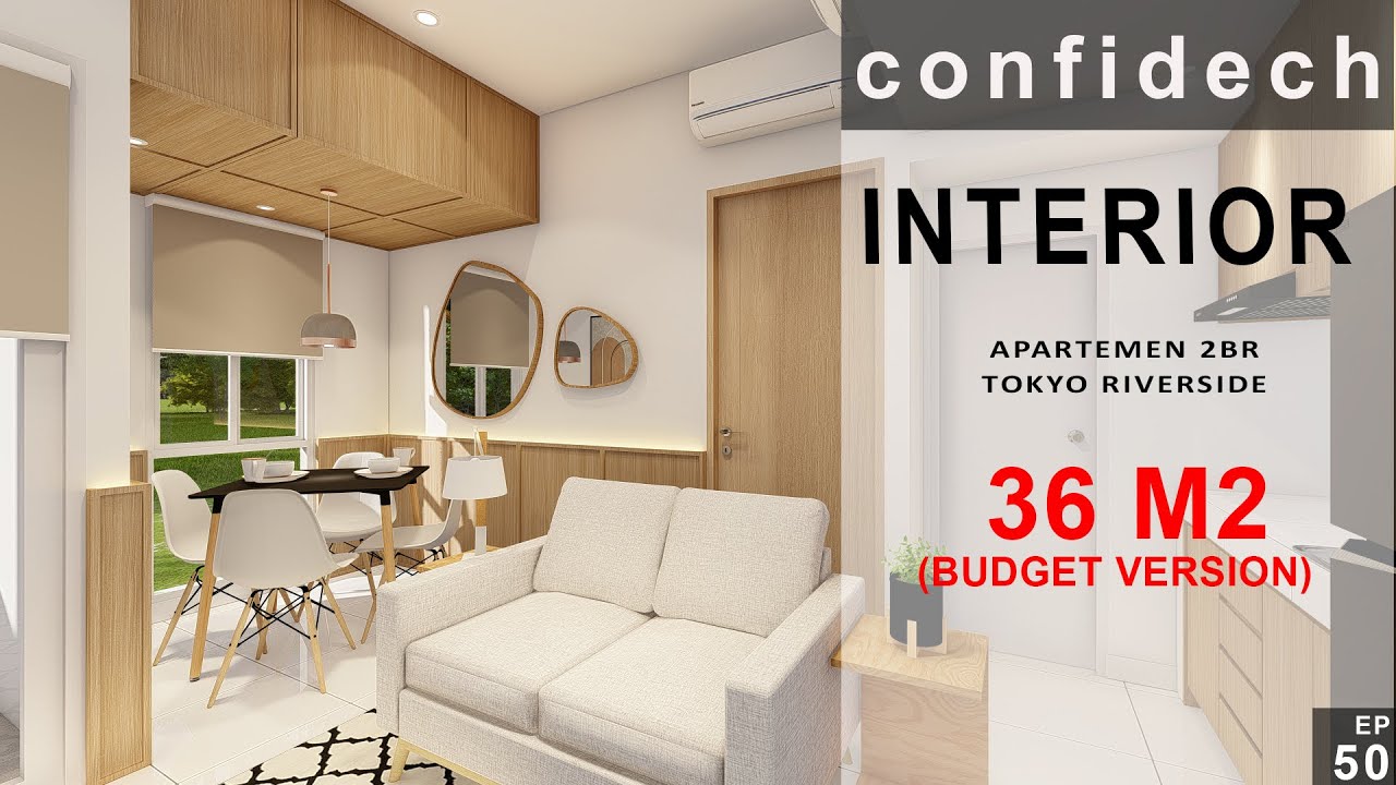 Renovasi Interior Apartemen Tokyo Riverside Unit 2 Bedroom - Japandi Natural