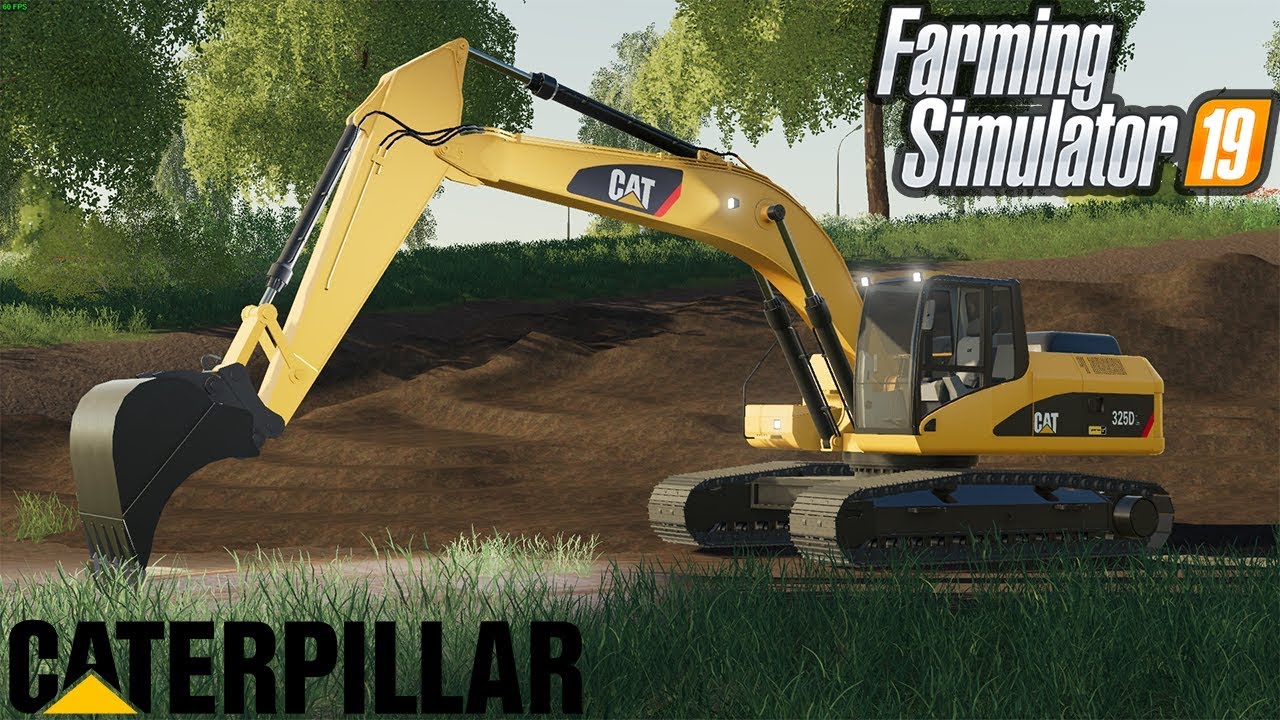 Loading Soil With New CAT 325DL|| FS19 MINING MODS