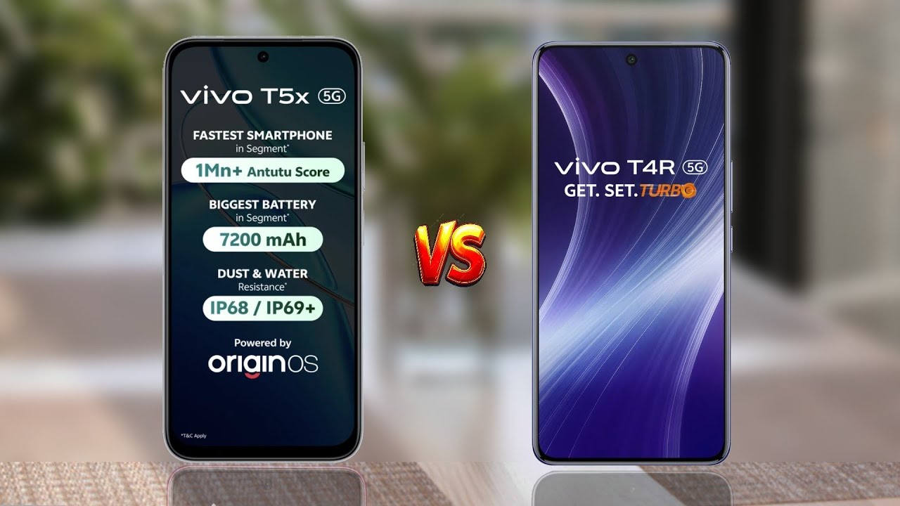 Vivo T5X против Vivo T4R