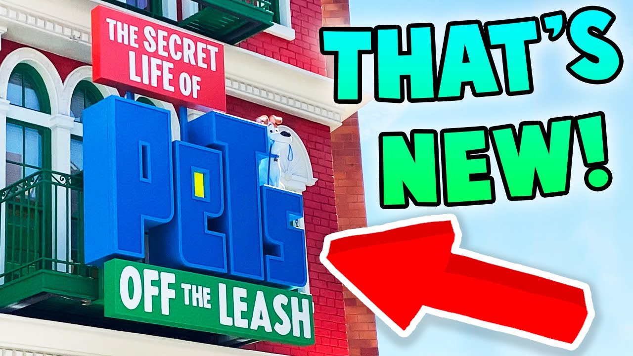 Secret Life Of Pets Ride Update, Nintendo World Construction, Jurassic - Universal Studios Hollywood