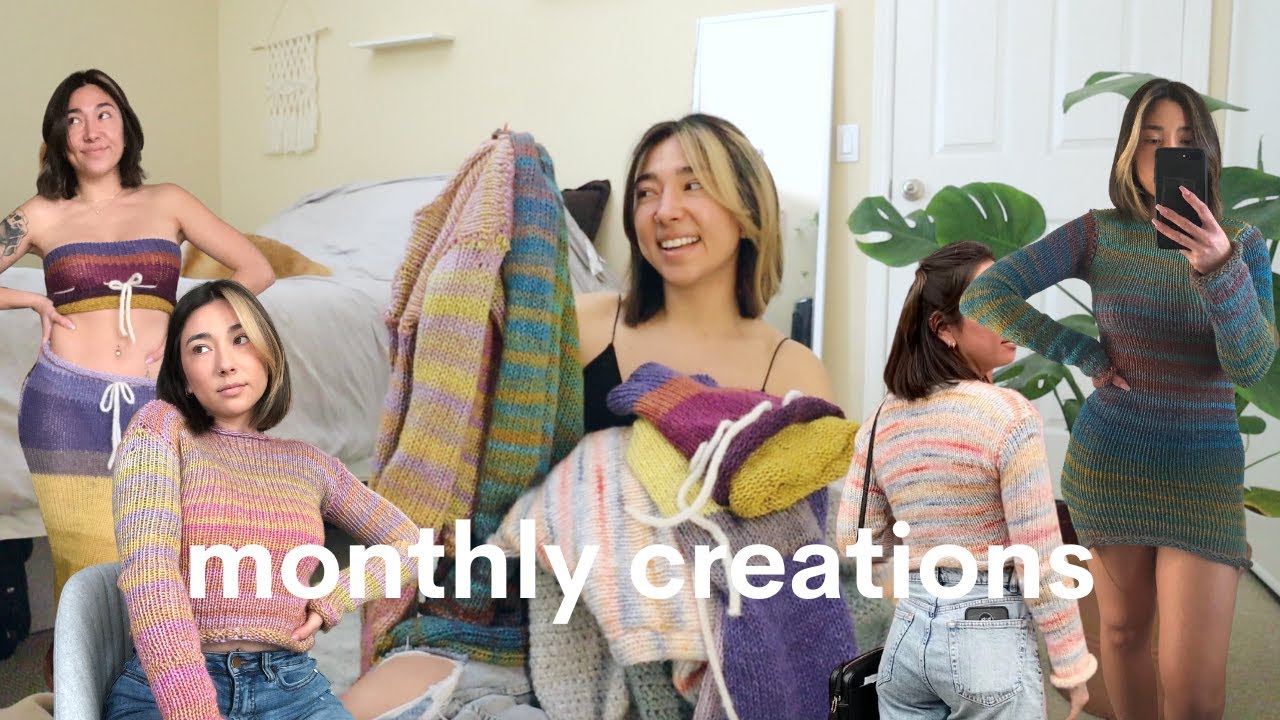 what i made in january | fiber artist's monthly creations