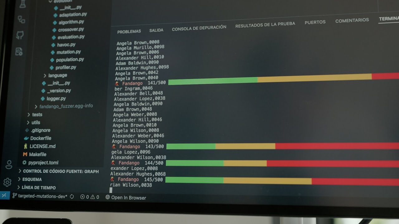 Fandango Test Generator &ndash; developed by CISPA