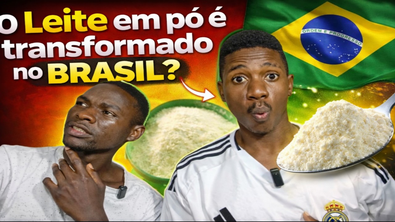 😲🇧🇷 FICAMOS CHOCADO! É assim que o leite vira pó? | Reação 😱