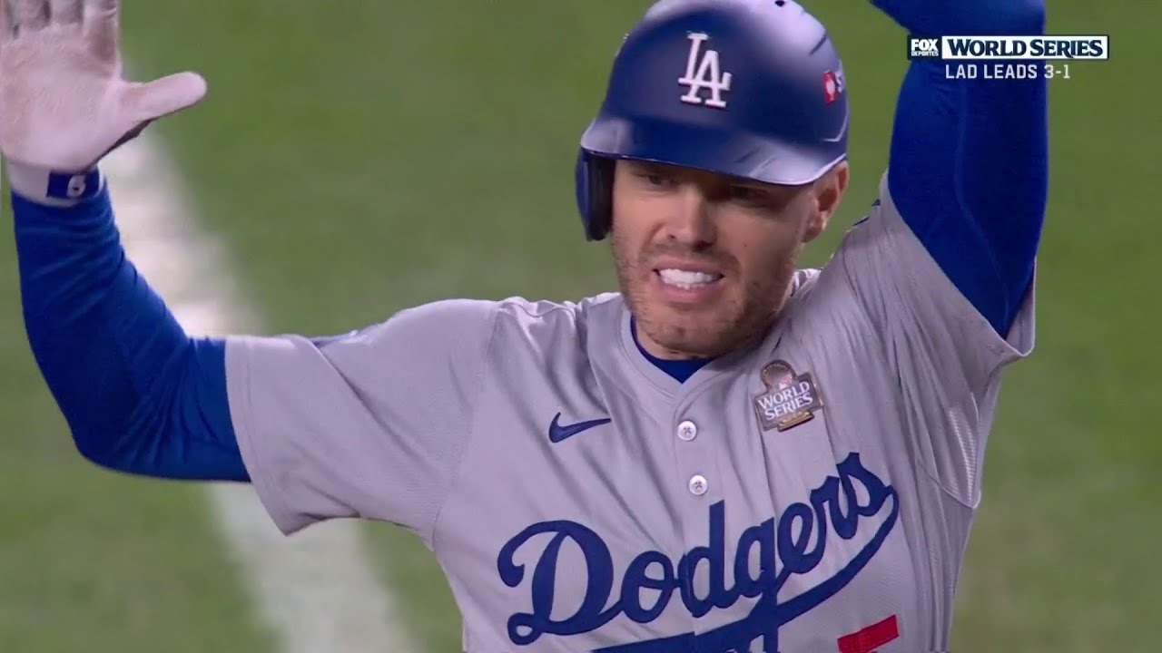 🔥💪 BATAZO REMOLCADOR Freddie Freeman | Los Angeles Dodgers 3-5 New York Yankees | G5 WS | MLB