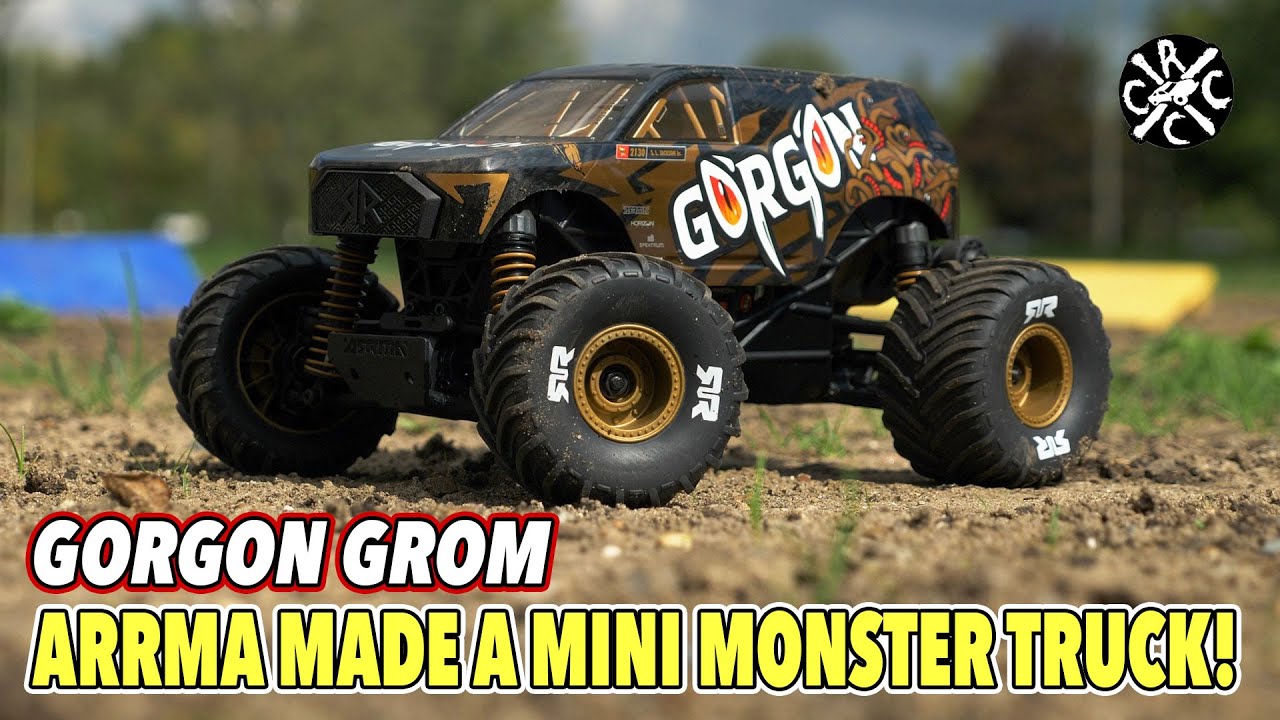 ARRMA Gorgon Grom 1/16 Basher Monster Truck — множество развлечений от Monster Truck в компактном...