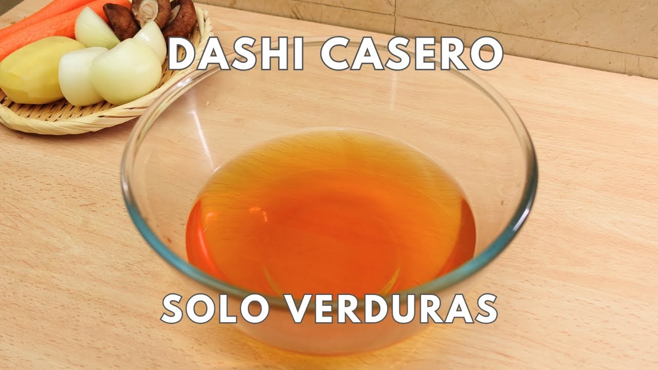 DASHI CASERO con VERDURAS 🥕 ¡Sin Kombu ni Bonito! + Sopa Miso Auténtica