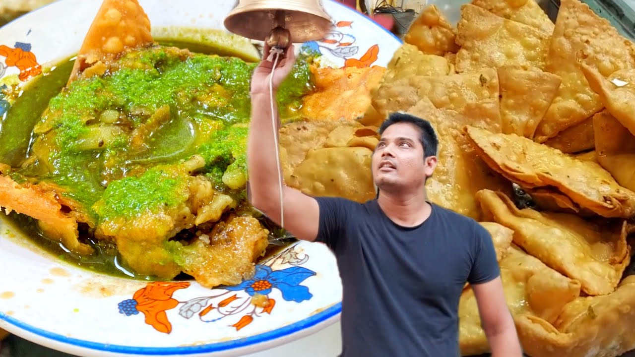 Yogesh Bhai Selling Bihari Samosa Rs . 30 /- Only | Ghantawala Samosa | Indian Street Food