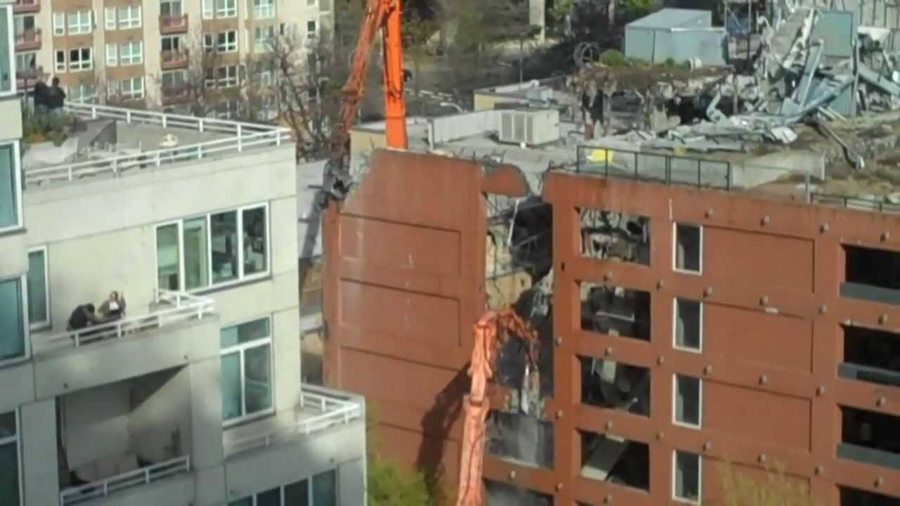 Seattle McGuire Highrise Demolition Pt. 1