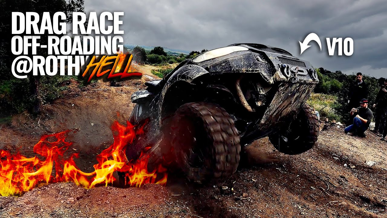 V10 TDI Touareg Vs Rothwell!! Off-Roading, Drag Racing & Sinking!!
