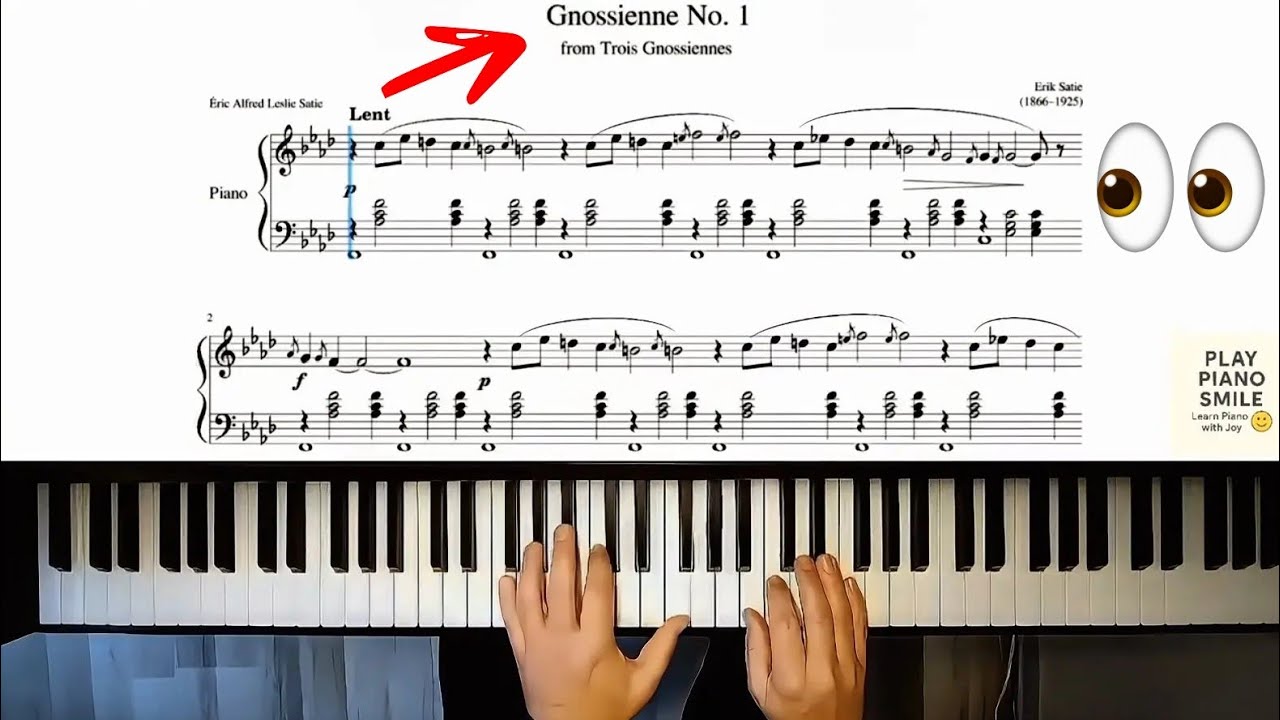 Erik Satie – Gnossienne No.1 | A Timeless Piano Meditation #piano #pianotutorial #music #pianomusic
