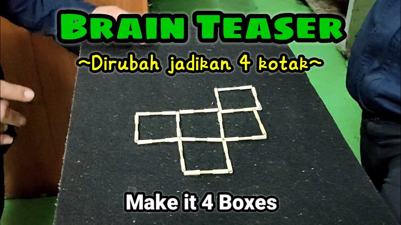 Teka Teki Permainan Lidi || Satu Permainan Ada 2 Jawapan || Permainan Asah Otak