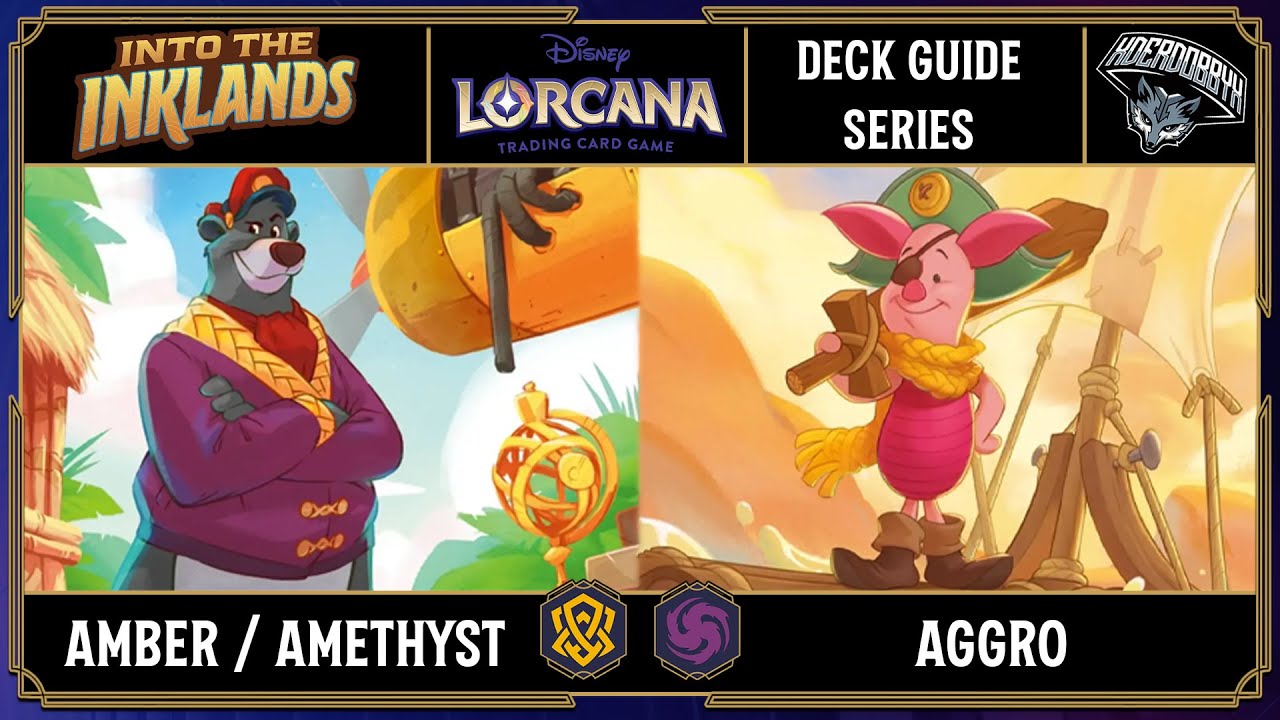 Das schnellste Deck was es gibt, Wins Turn 5/6 - AMBER/AMETHYST AGGRO | Disney Lorcana Deck Guide