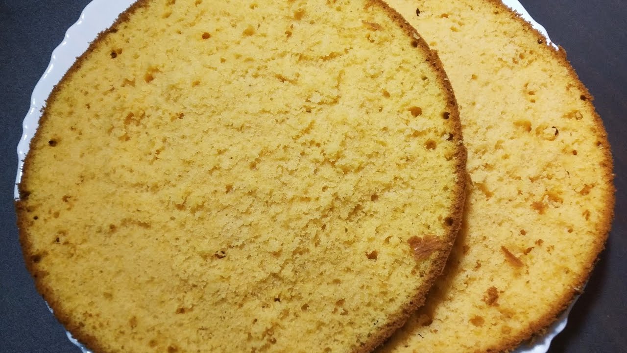 Butterscotch Base Cake/Soft & Spongy Cake