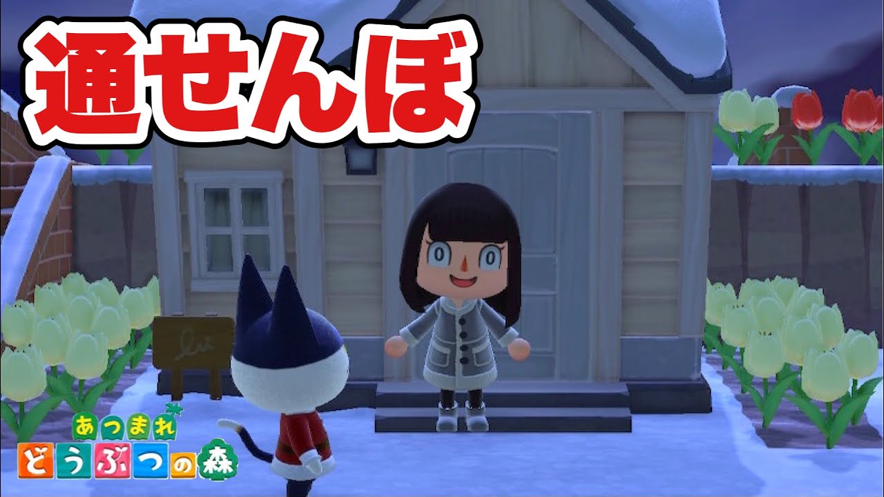 【あつ森】住民の家の前にずっと立ってたら？帰れない？【あつまれどうぶつの森】