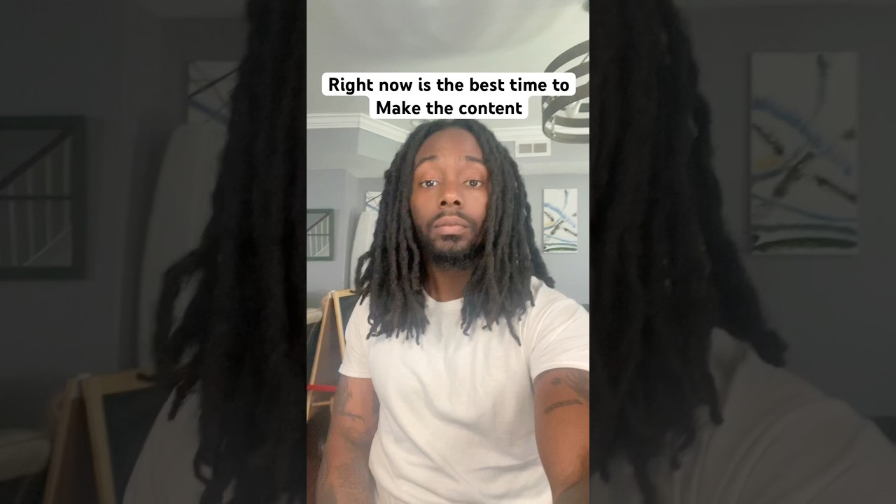 Create the Content Now is the time !