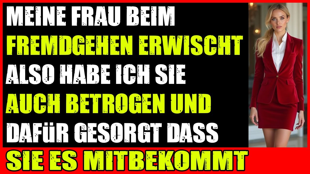 Ich erwischte meine Frau beim Betrug schwieg ließ sie mich erwischen dann kam die Scheidung