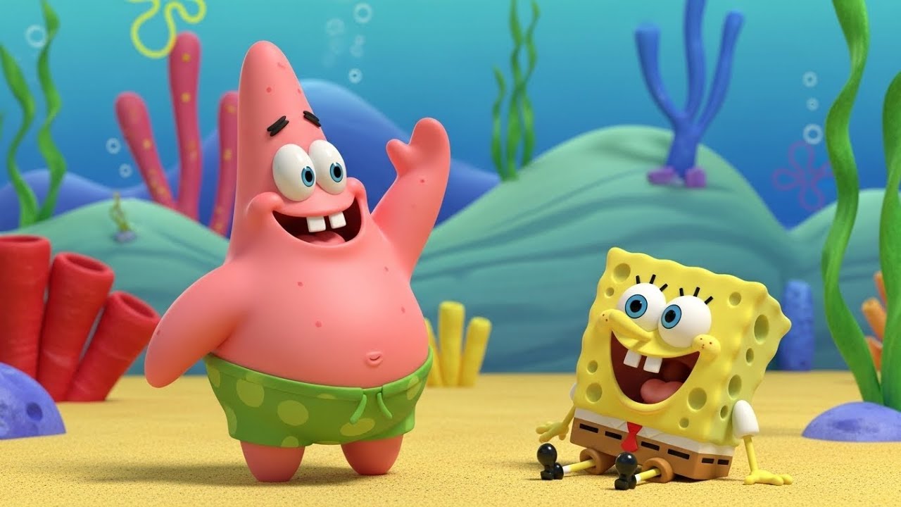 SpongeBob Dropped His Jellyfish Net | Funny Toddler Song | Kids Rhymes