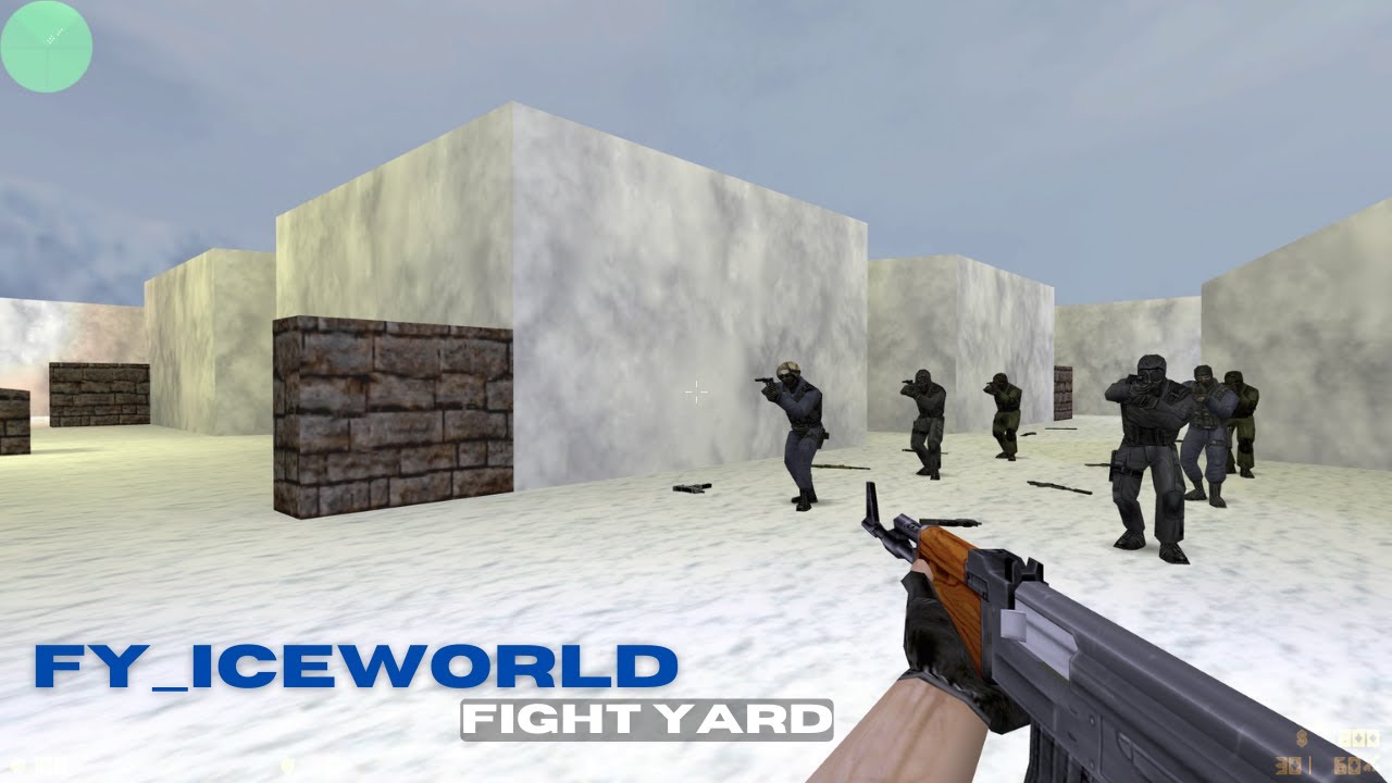 Counter strike 1.6 fy_iceworld ASMR (No Commentary) PC Gameplay 1080p60 FHD 60Fps (Nostalgic)