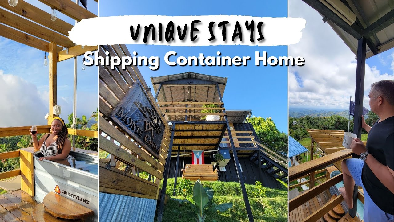 Mountainside Shipping Container Home in Puerto Rico: Epic Views