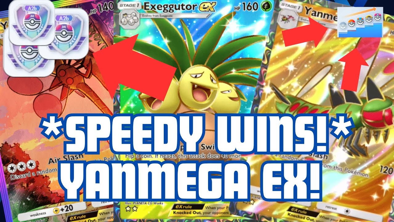 YANMEGA EX DECK Brings SPEEDY WINS! | Pokémon Pocket