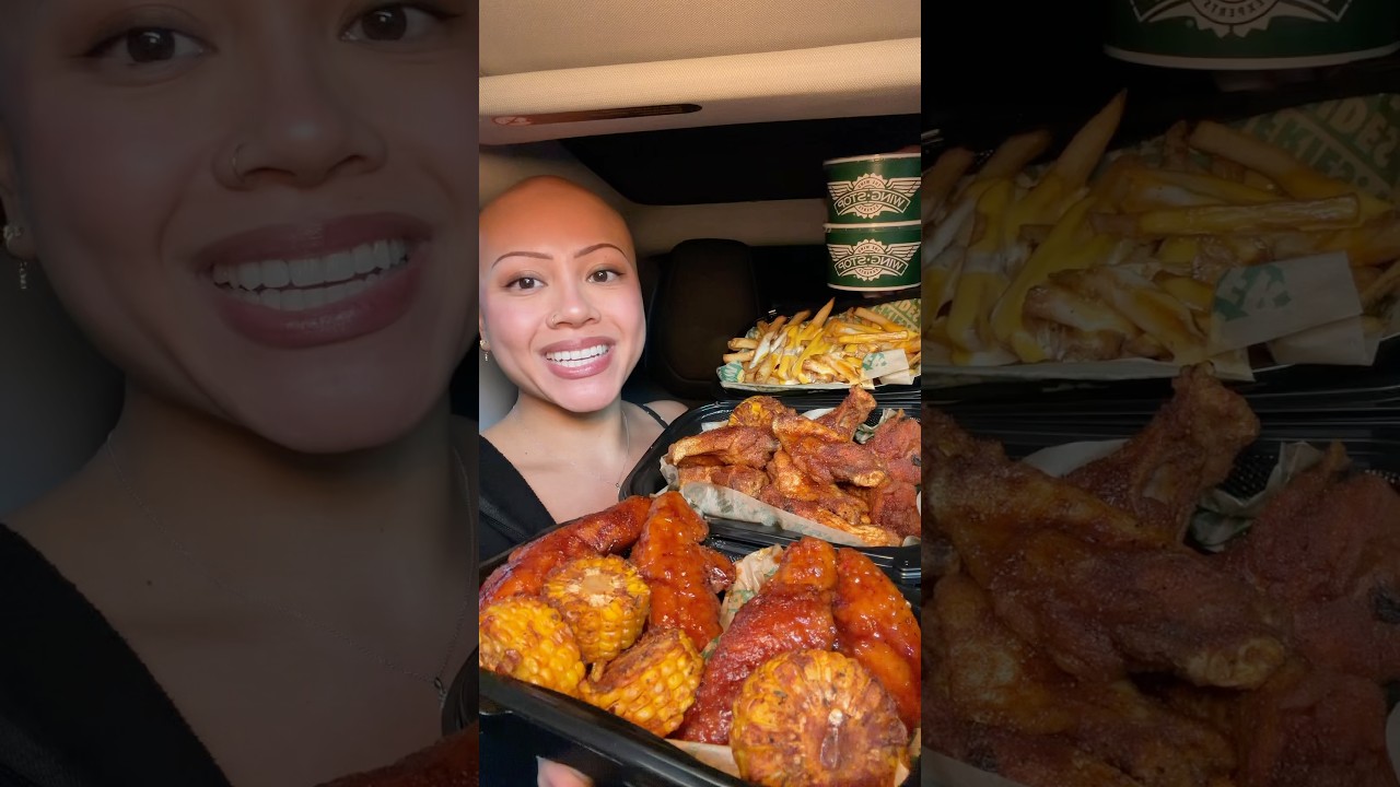 WINGSTOP MUKBANG 🍗😍