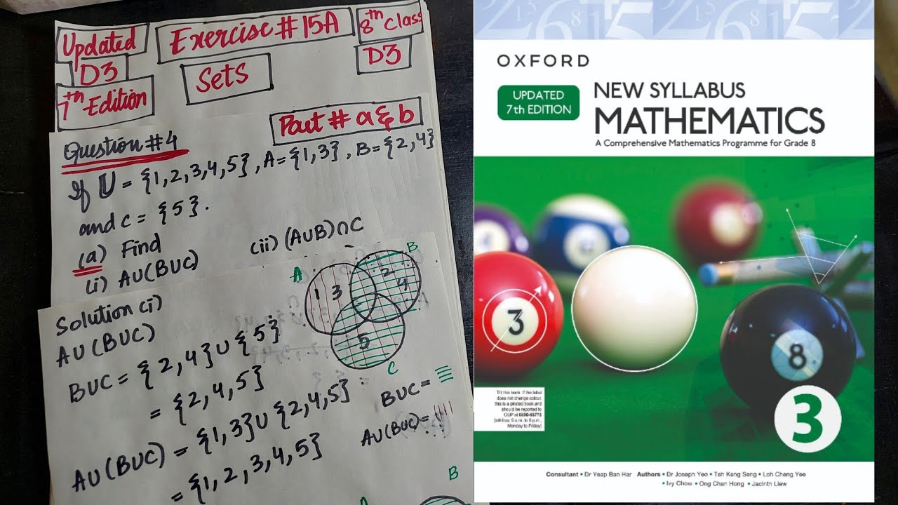Updated D3| Ex no 15 A | Q # 4 (a , b) | Oxford New Syllabus updated 7th Edition| book 3 |8th class
