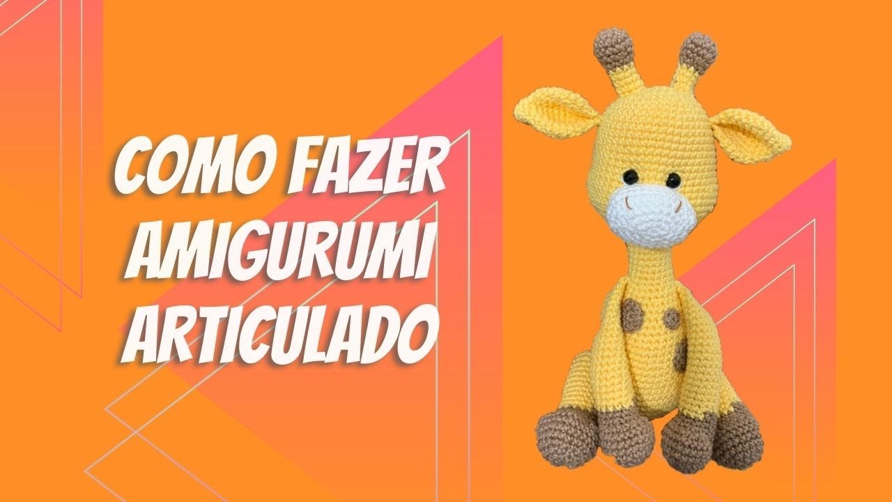 Como Fazer Amigurumi Articulado Simples [Apenas LINHA e AGULHA]