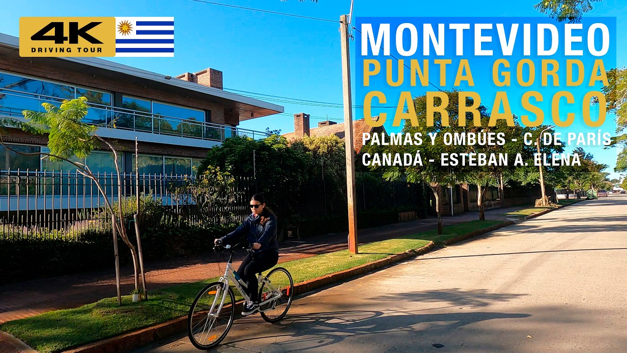 🇺🇾 PUNTA GORDA Y CARRASCO: Palmas y Ombúes | Montevideo | WALKING TOUR 2025 [ 4K ]