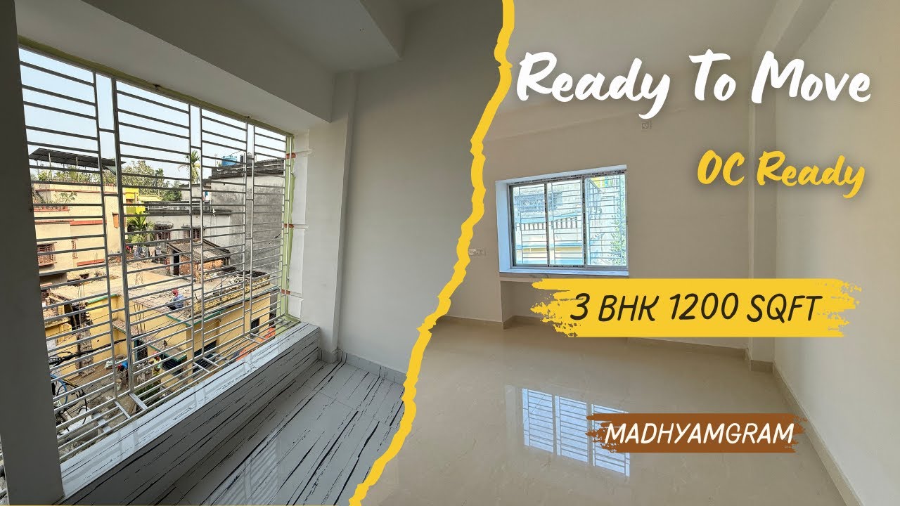 🟢 PN-192 | Ready For You 3BHK 1200 SQFT Flat On 2nd Floor In Madhyamgram #3bhk #readytomove #newflat