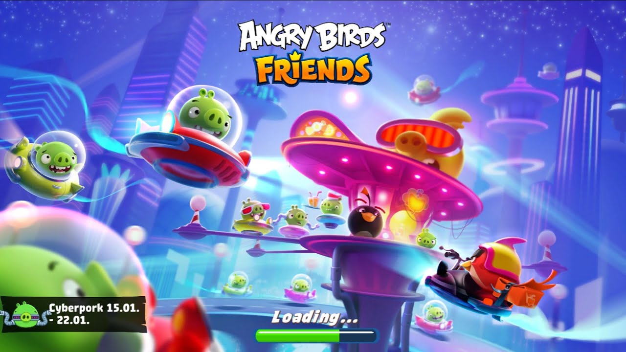 Angry Birds Friends. Cyberpork 10 (17.01.2026). 3 звезды. Отрывок от Сергея Фетисова.