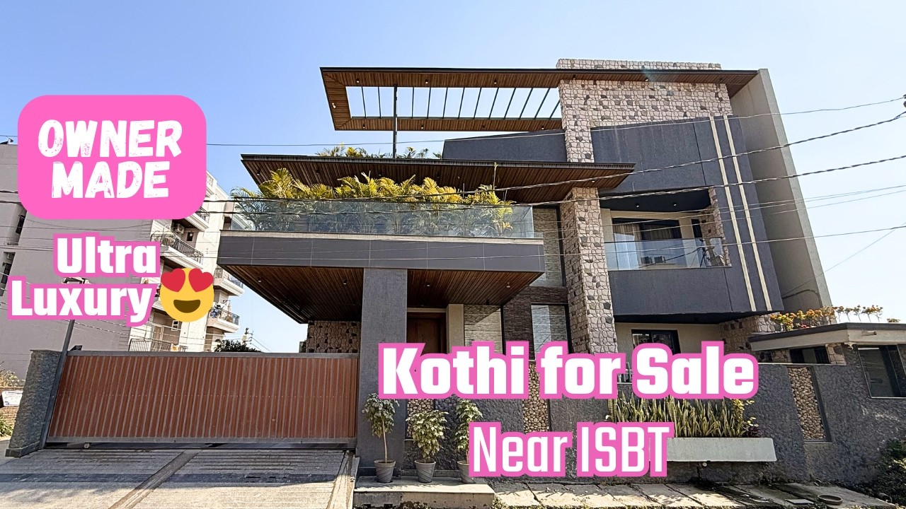Dehradun's ULTRA LUXURIOUS 4 Bedroom Kothi for Sale NOW l Owner Made (2 Side Road)